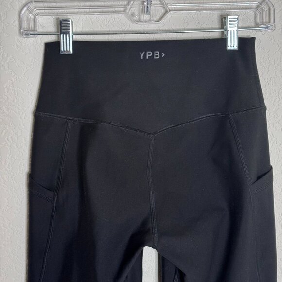 EUC Abercrombie & Fitch YPB Leggings S Black Yoga Workout Athletic - Picture 4 of 8